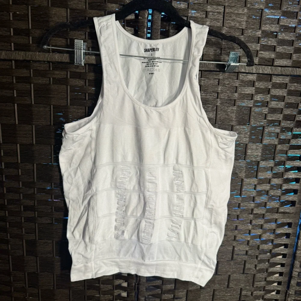 Mens 2 Pack Shaperluv Tank Top Size L NWT - Picture 5 of 7